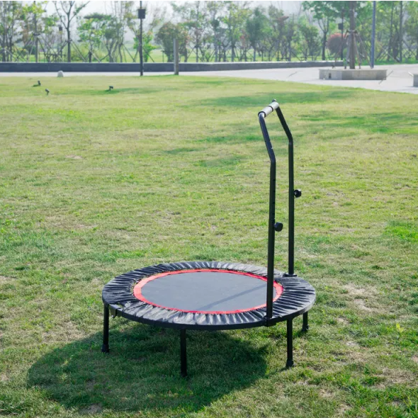 40 Inch Mini Exercise Trampoline For Adults Or Kids Indoor Fitness Rebounder Trampoline With Safety Pad Max. Load 300LBS – view 6