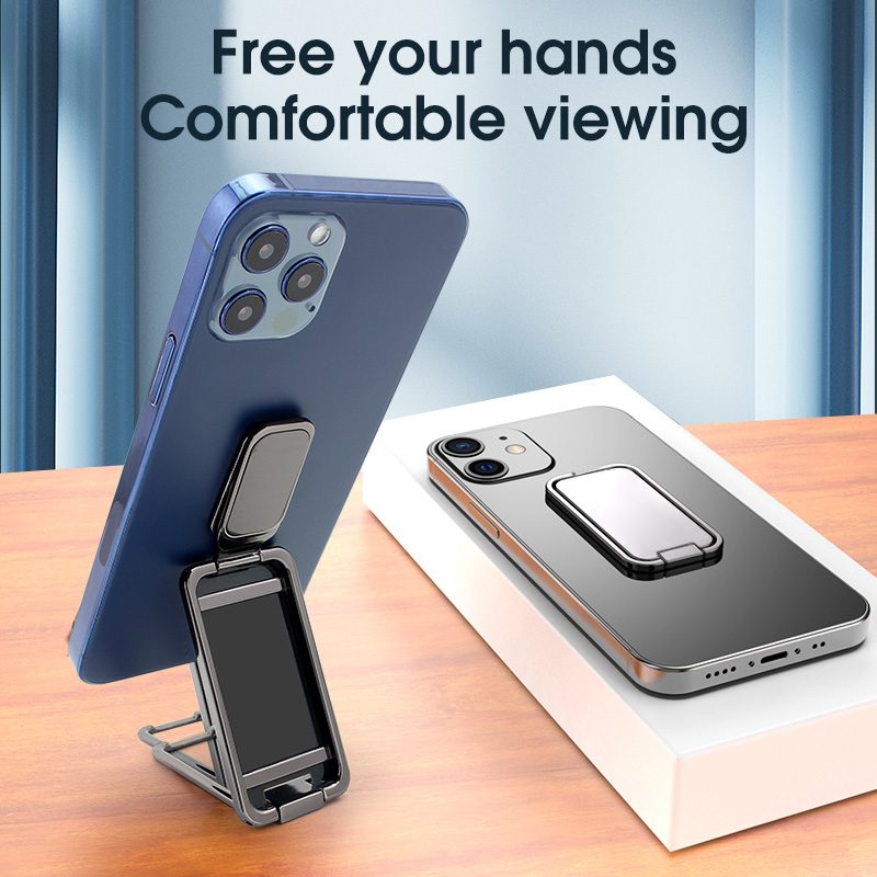 Foldable Mobile Phone Holder Ring Buckle Retractable Desktop CellPhone Stand Car Magnetic Bracket Office Accessories – view 13