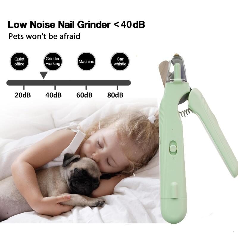 2 In 1 Pet Nail Clippers With Led Light Dog Cat Special Blood Line Scissors Multifunction Animals Paw Nail Trimmer Pet Supplies – view 24