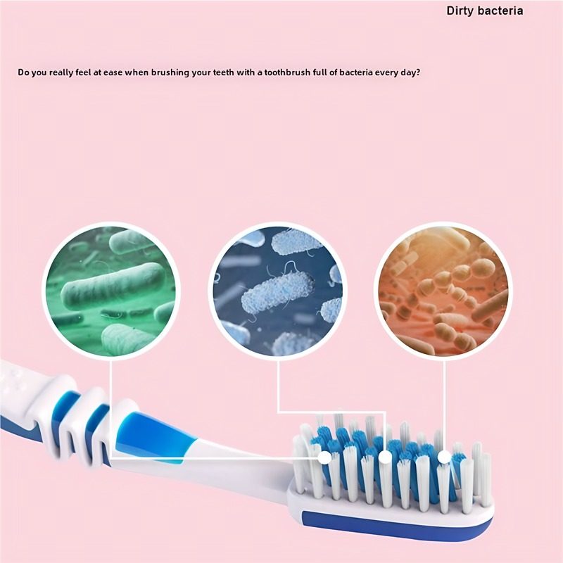 The White Toothbrush Sterilization Box Can Sterilize Effectively To Protect Your Oral Cavity. It's Simple And Elegant, Making Brushing Teeth Healthier And More Reassuring. – view 4