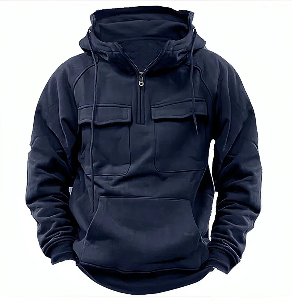 Men's Zip-up Hoodies Sweatshirt With Drawstring And Pocket Design Fashion Casual Sports Sweatshirt – view 8