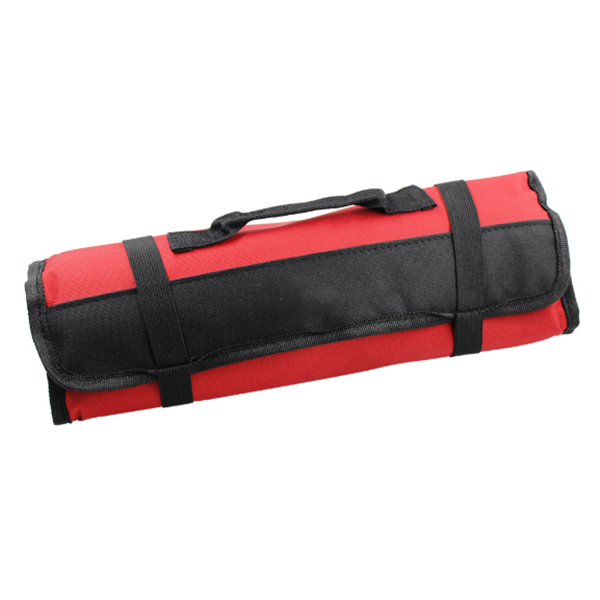 Portable Multifunctional Reel Type Hardware Tool Bag – Red