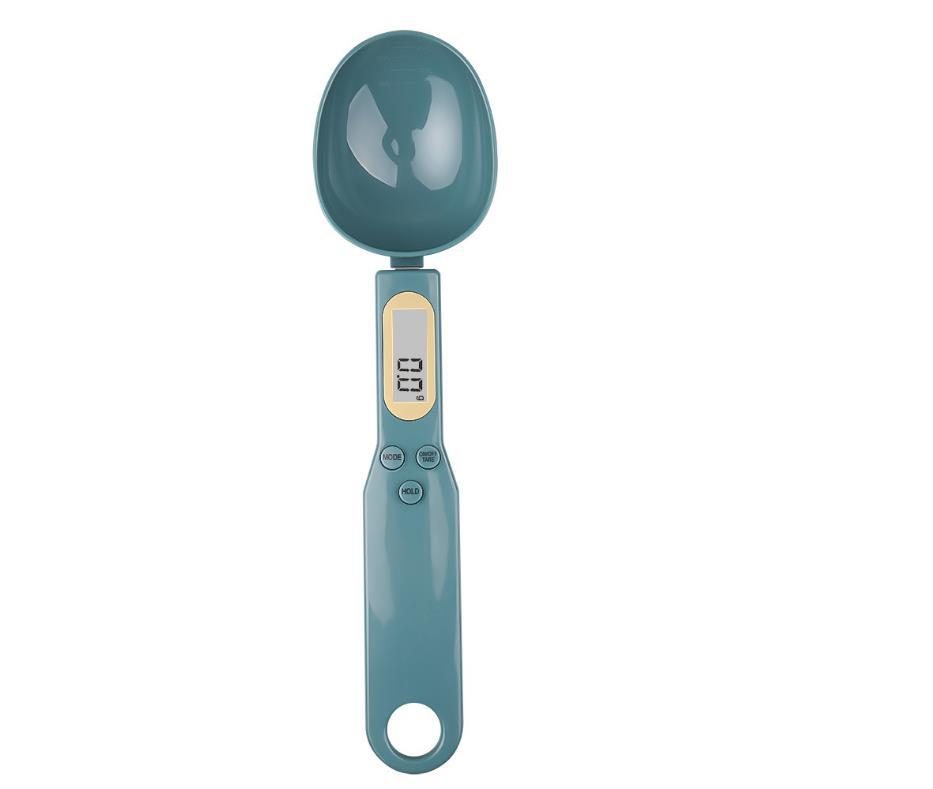 Kitchen Scale Measuring Spoon Scale Compact Food Weighing Scale For Dry And Wet Ingredients – Dark Green