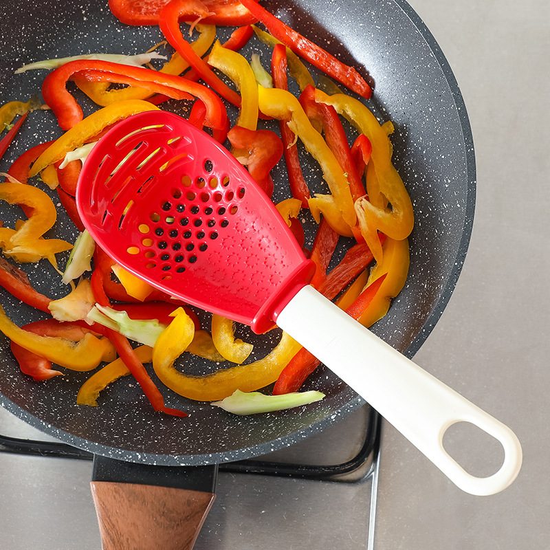 Multifunctional Slotted Spoon Grinding Cooking Spoon Mashed Auxiliary Food Ginger Garlic Spoon Press Potatoe Stir-frying Spatula Kitchen Gadget – view 10