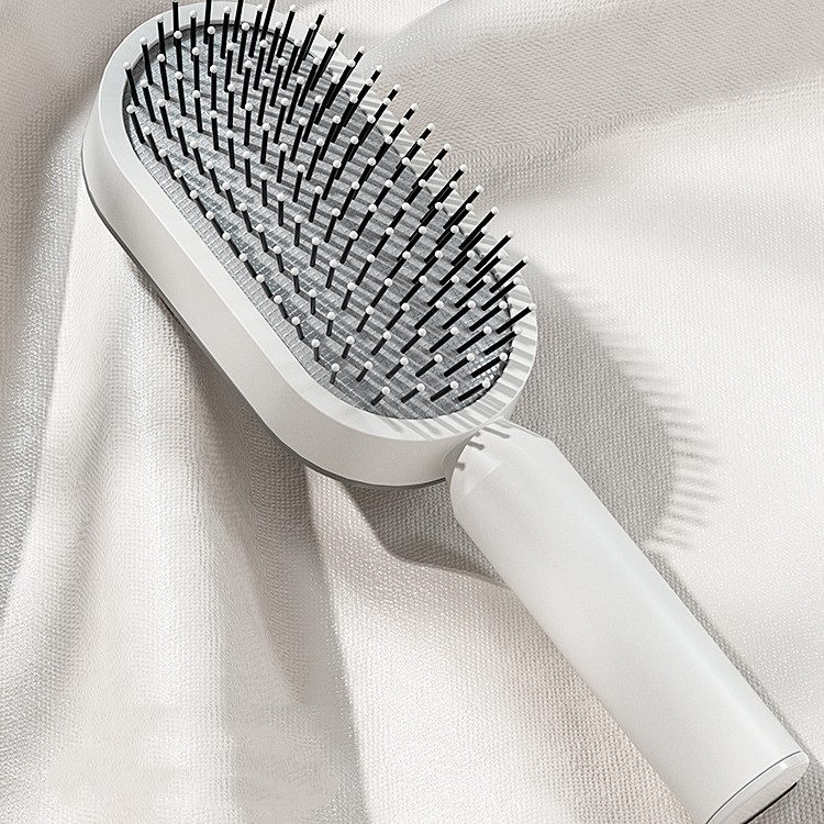 Self Cleaning Hair Brush For Women One-key Cleaning Hair Loss Airbag Massage Scalp Comb Anti-Static Hairbrush – view 15