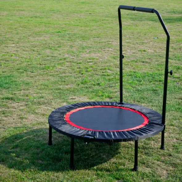 40 Inch Mini Exercise Trampoline For Adults Or Kids Indoor Fitness Rebounder Trampoline With Safety Pad Max. Load 300LBS – view 3