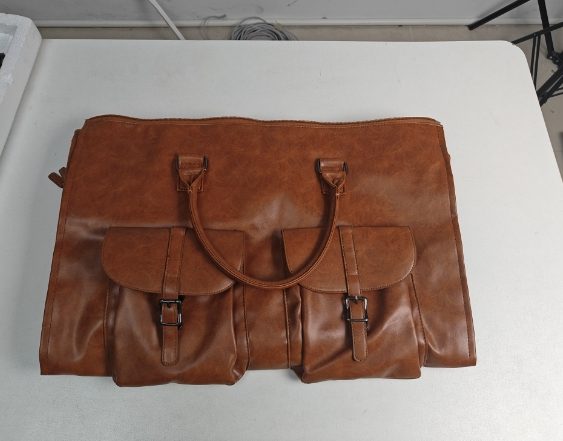 Portable Folding Outdoor Multifunctional Luggage Bag – Brown A