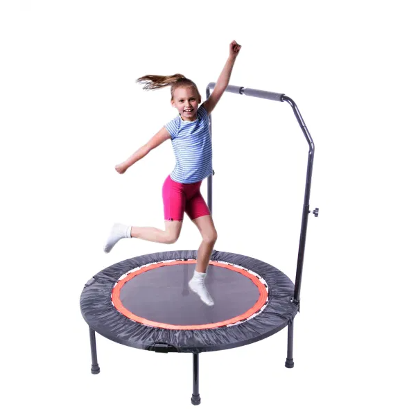 40 Inch Mini Exercise Trampoline For Adults Or Kids Indoor Fitness Rebounder Trampoline With Safety Pad Max. Load 300LBS – view 2