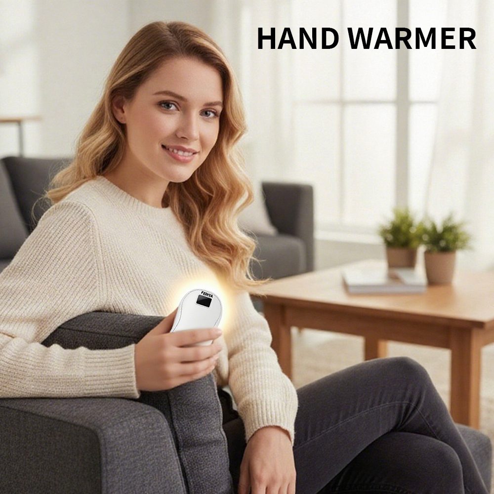 Large Capacity Double-sided Heating Digital Display USB Charging Portable Hand Warmer – view 22