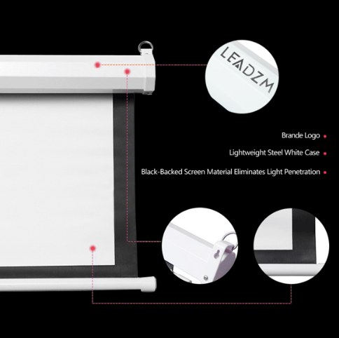 Projection Motorized Screen – view 9