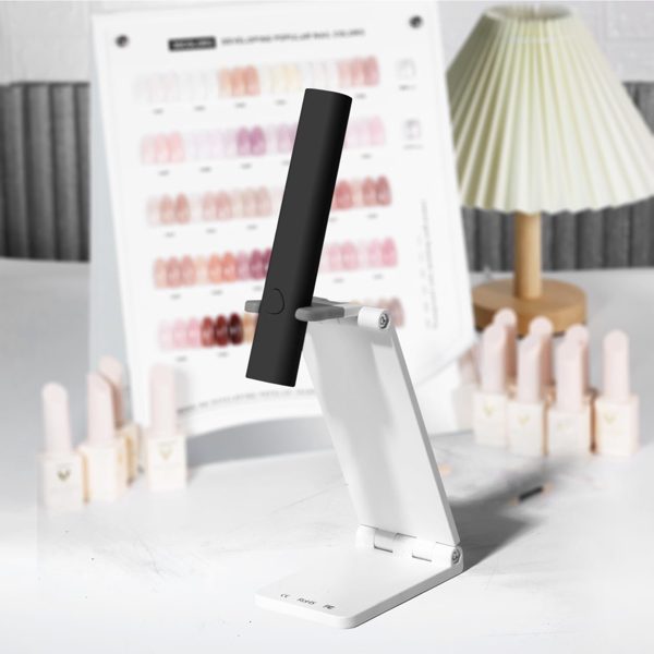 UV For Gel Nails, Mini U V LED Nail Light Handheld, With Bracket, Portable Nail Dryer, Rechargeable USB Wireless, For Fast Drying, Black – view 4