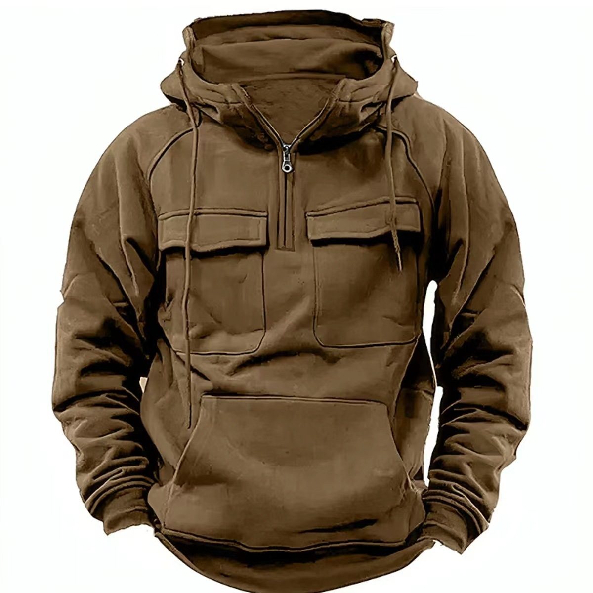 Men's Zip-up Hoodies Sweatshirt With Drawstring And Pocket Design Fashion Casual Sports Sweatshirt – view 7