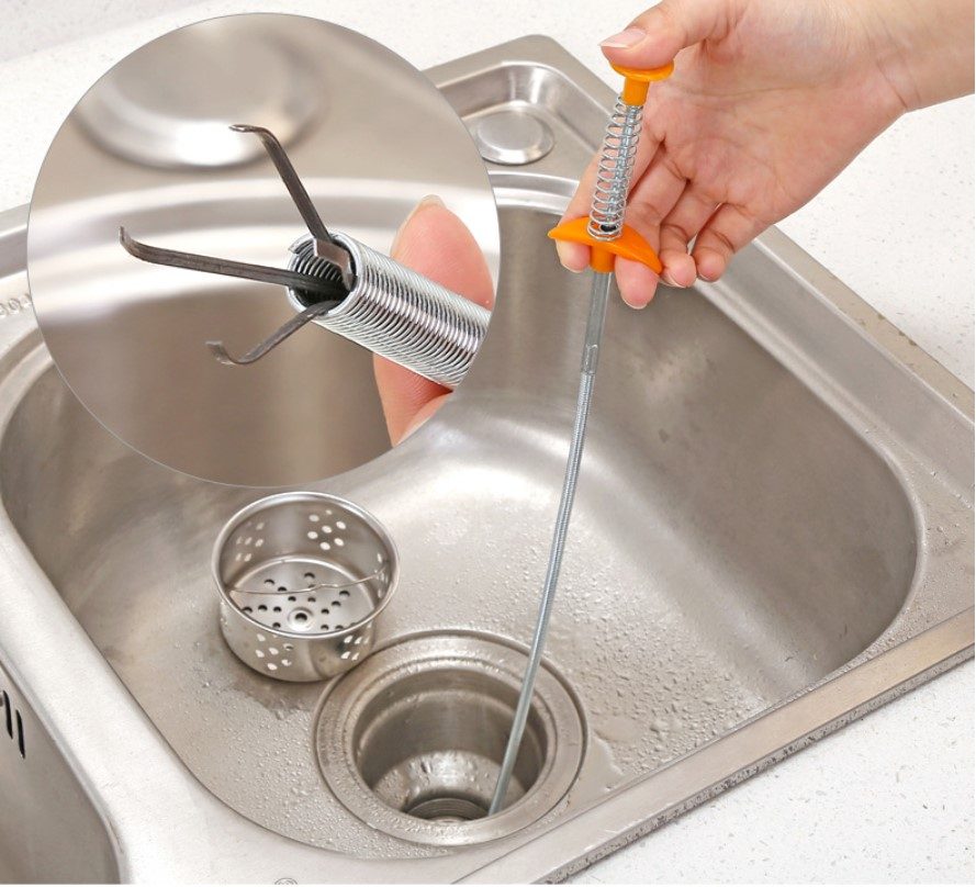 60CM Sewer Dredger Spring Pipe Dredging Tool Household Hair Cleaner Drain Clog Remover Cleaning Tools Household For Kitchen Sink Kitchen Gadgets – view 26