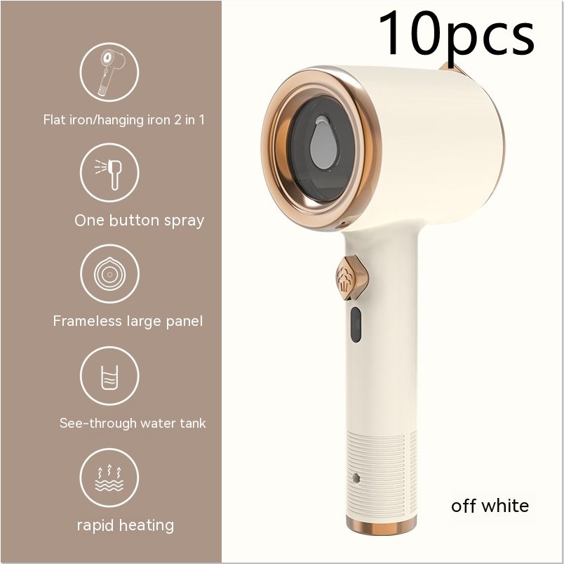 Mini Portable Handheld Garment Steamer Fabric Steam Iron For Clothes Travel Home Appliances Vertical US Plug Ironing Machine – Beige