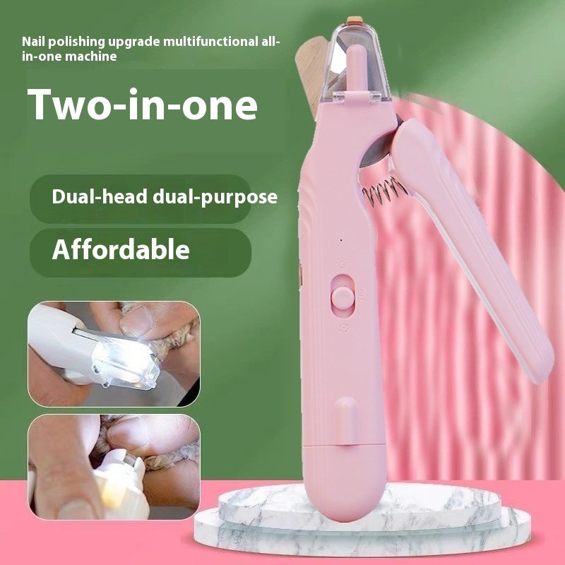 2 In 1 Pet Nail Clippers With Led Light Dog Cat Special Blood Line Scissors Multifunction Animals Paw Nail Trimmer Pet Supplies – view 16