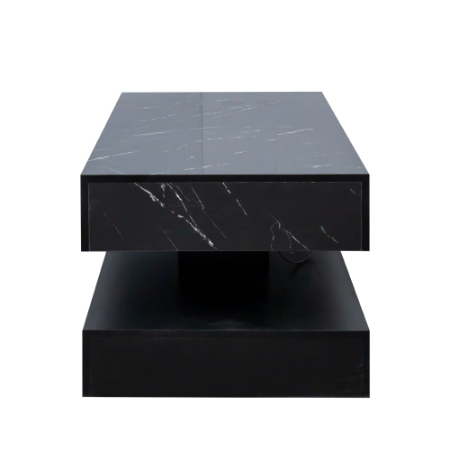 6.93IN High LED Coffee Table,Modern Coffee Table For Living Room,Living Room Tables,Large Living Room Furniture,LED Lights – view 6