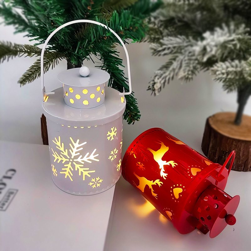 Christmas Candle Lights LED Small Lanterns Wind Lights Electronic Candles Nordic Style Creative Holiday Decoration Decorations – view 5