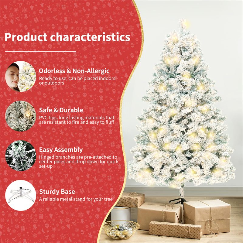 Christmas Tree PVC Artificial Snow Christmas Tree Mall Window Decoration Tree Cedar Christmas Tree Christmas Decoration Supplies – view 7