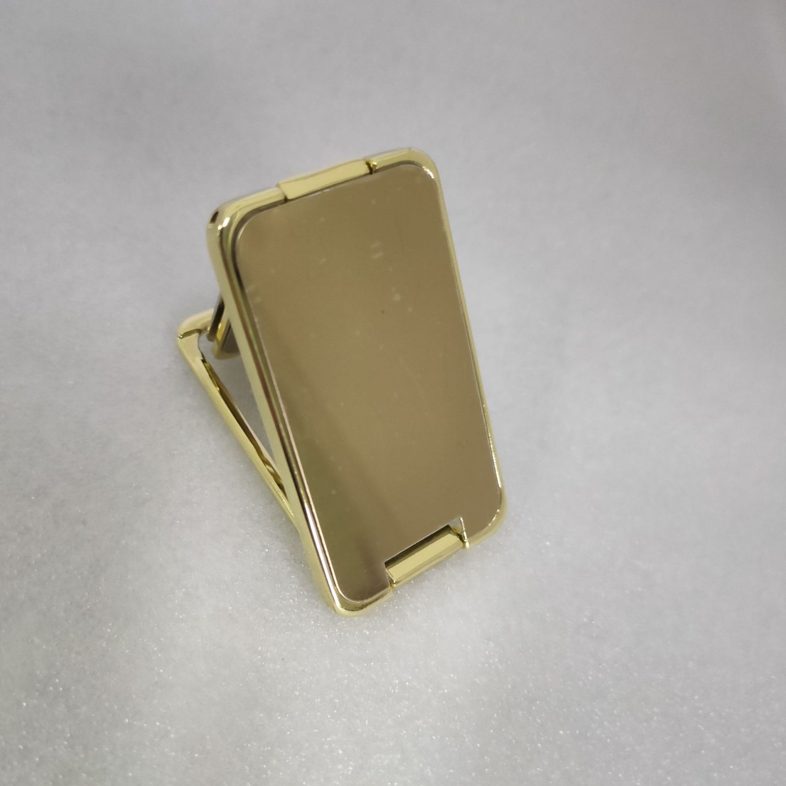 Foldable Mobile Phone Holder Ring Buckle Retractable Desktop CellPhone Stand Car Magnetic Bracket Office Accessories – Gold
