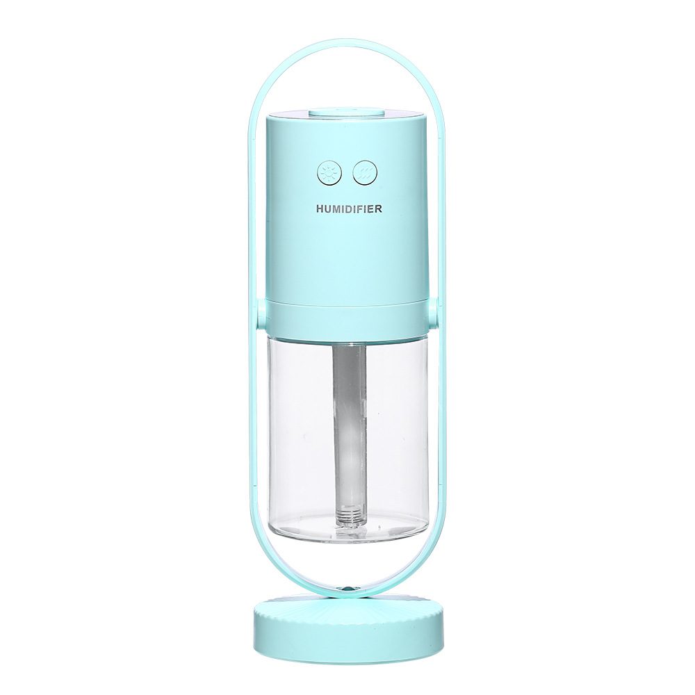 Magic Shadow USB Air Humidifier For Home With Projection Night Lights Ultrasonic Car Mist Maker Mini Office Air Purifier – Blue