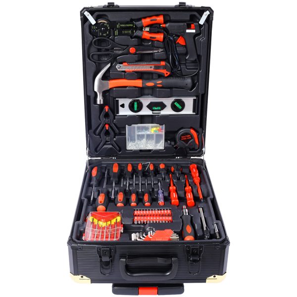969 Piece Men's Home Repair Tool Set, Tool Box Organizer With 4 Drawers, Universal Household Tool Set With Rolling Tool Box – view 5