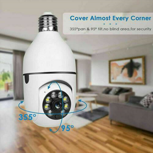 IR E27 Light Bulb Camera 1080P HD Wireless Wifi Smart Home Security Camera – view 12