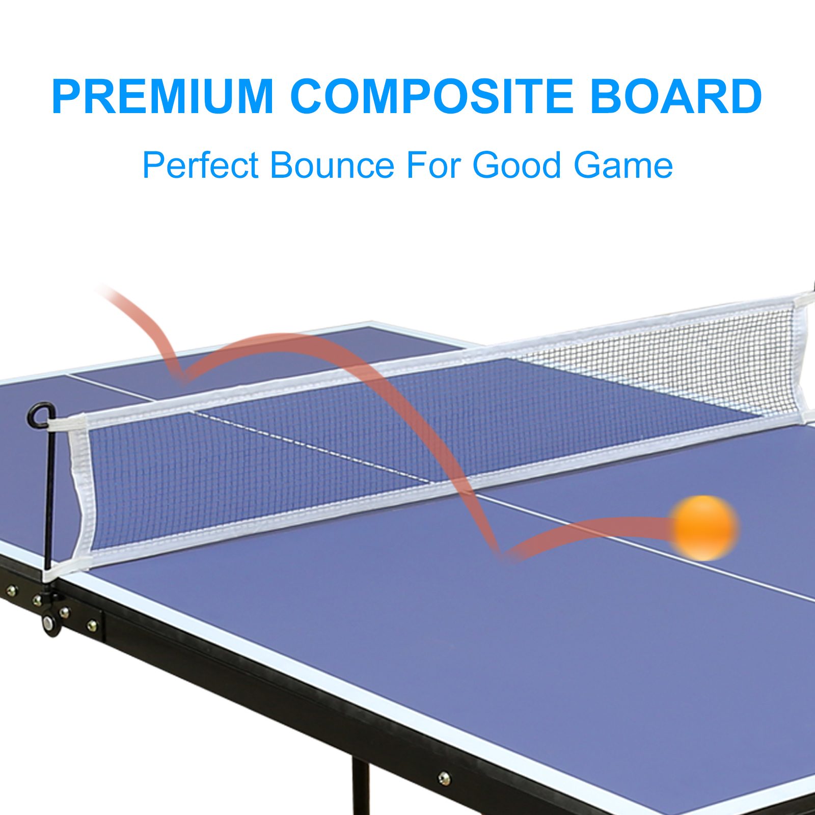 Table Tennis Table Folding Portable Table Tennis Table Set – view 5