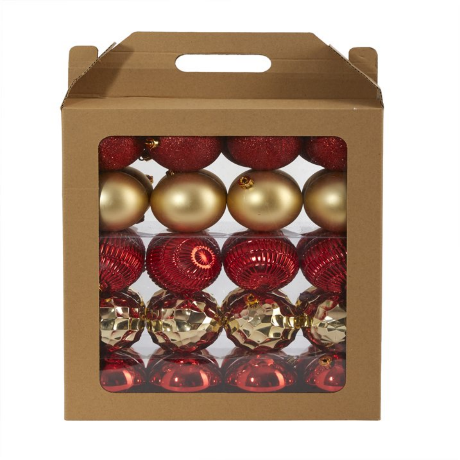 Assorted Colors Glass Christmas Ball Ornaments, 40 Count 3.00in – view 2