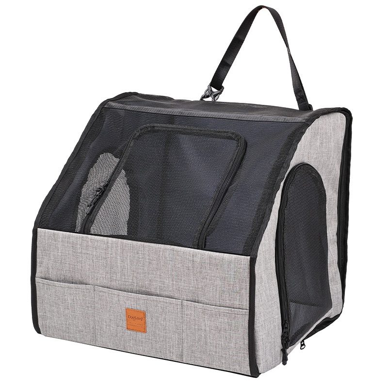 Portable Foldable Car Waterproof And Hard-wearing Pet Cage Waterproof Thickened Dog Mat Car Pet Mat – Gray