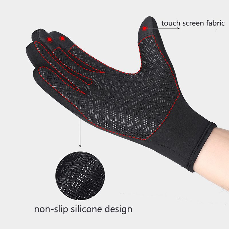 Winter Gloves Touch Screen Riding Motorcycle Sliding Waterproof Sports Gloves With Fleece – view 13