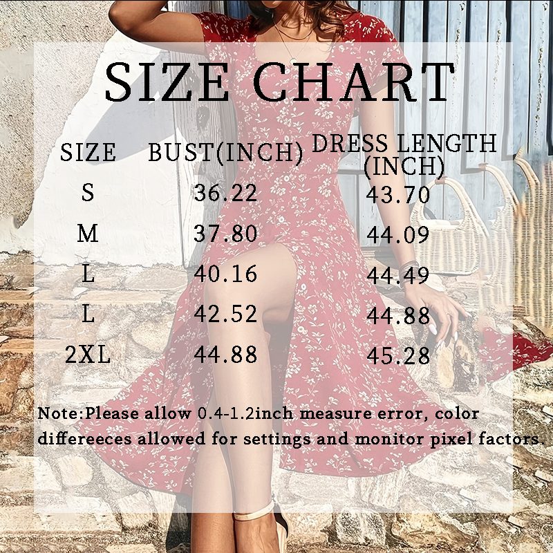 Summer Floral Print Maxi Dress Women Button Up Split Long Flowy Bohemian Beach Party Dresses – view 6
