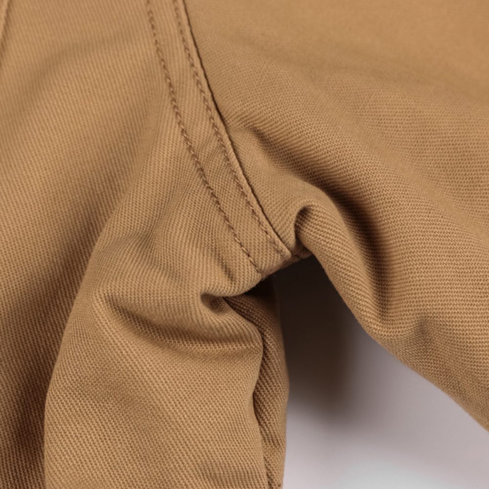 Winter Zip-up Coat Warm Thickened Detachable Hooded Jacket Multi-pocket Button Drawstring Long Sleeve Tops Men's Cargo Clothing – view 7