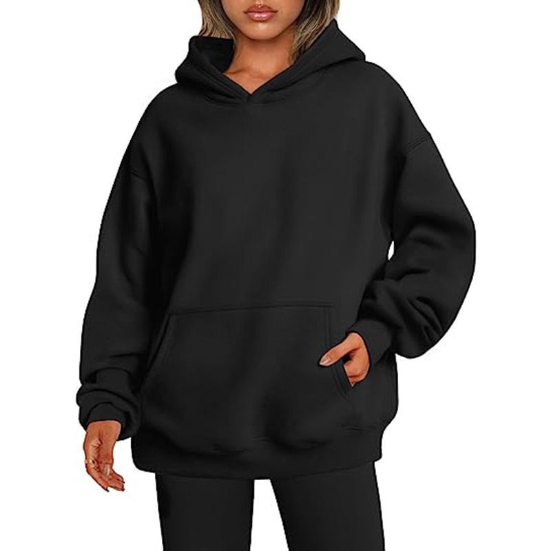 Women's Hoodies With Pockets Fashion Solid Sweatshirt Oversized Hooded Sweater Womens Clothing – view 22