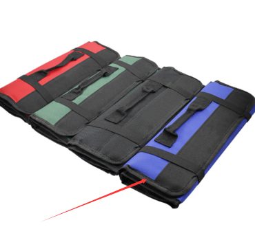 Portable Multifunctional Reel Type Hardware Tool Bag – Blue