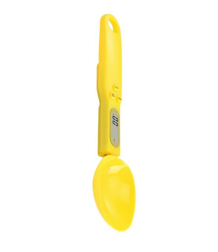Kitchen Scale Measuring Spoon Scale Compact Food Weighing Scale For Dry And Wet Ingredients – Yellow