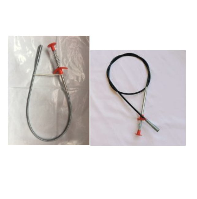 60CM Sewer Dredger Spring Pipe Dredging Tool Household Hair Cleaner Drain Clog Remover Cleaning Tools Household For Kitchen Sink Kitchen Gadgets – Black 160cm and White 60cm