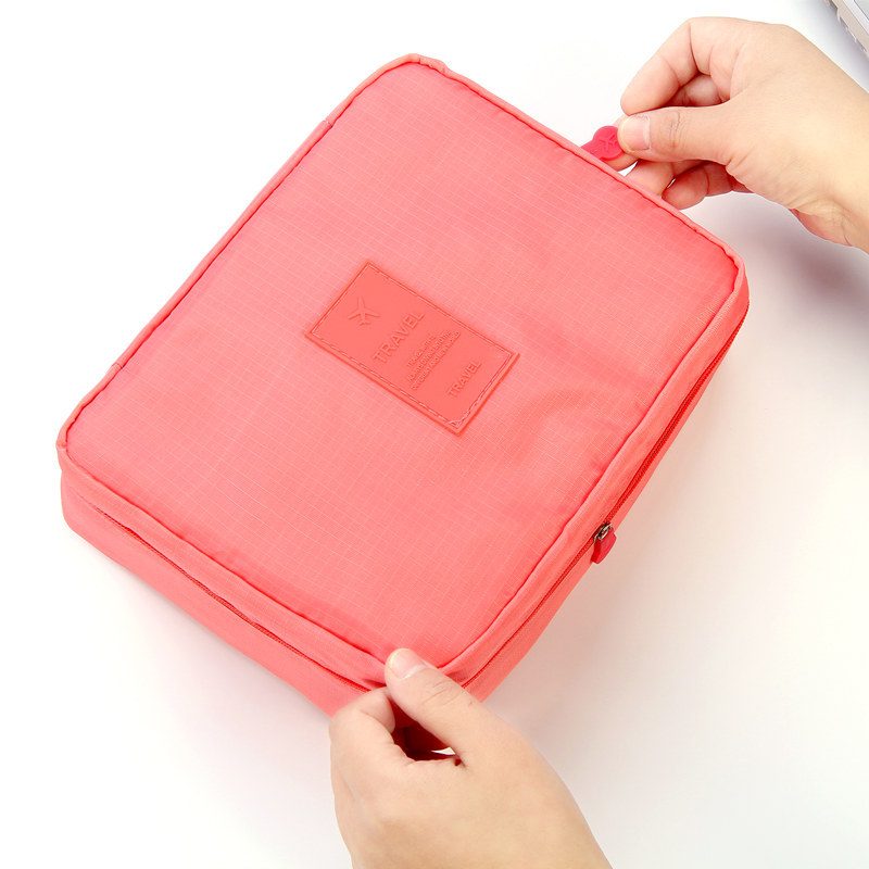 Portable Cosmetic Bag Waterproof Divider Multi-grid Pockets Toiletry Bags Travel Storage Handbags Women Make Up Bag – view 13