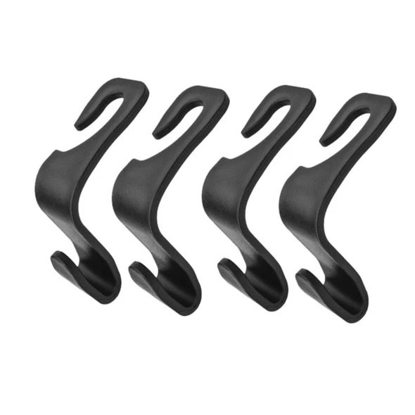 Auto Headrest Hangers – Black