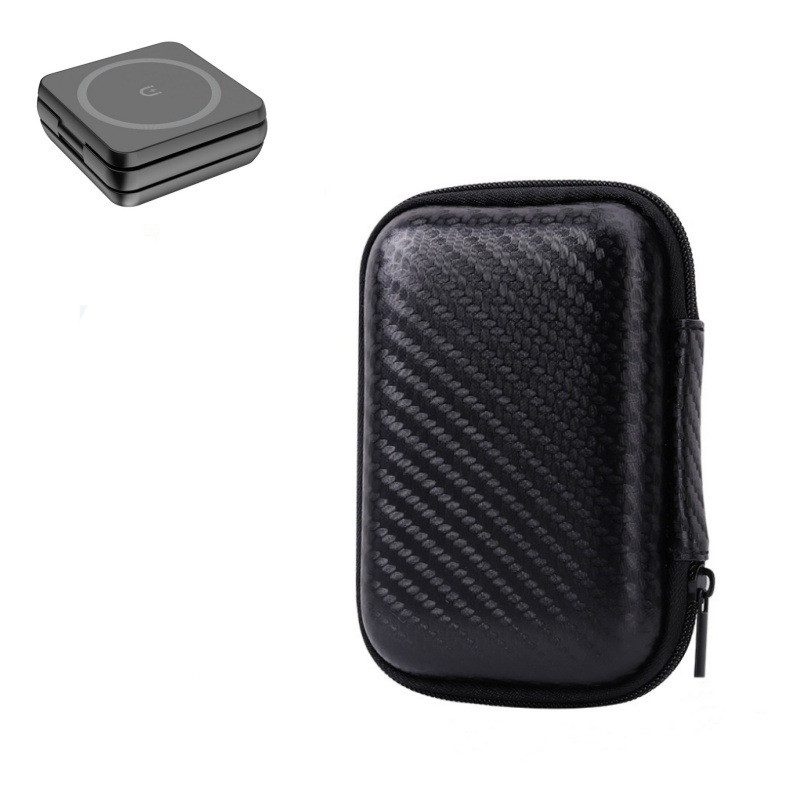 Magnetic Suction Wireless Charging And Folding Phone Holder – Black Storage Package