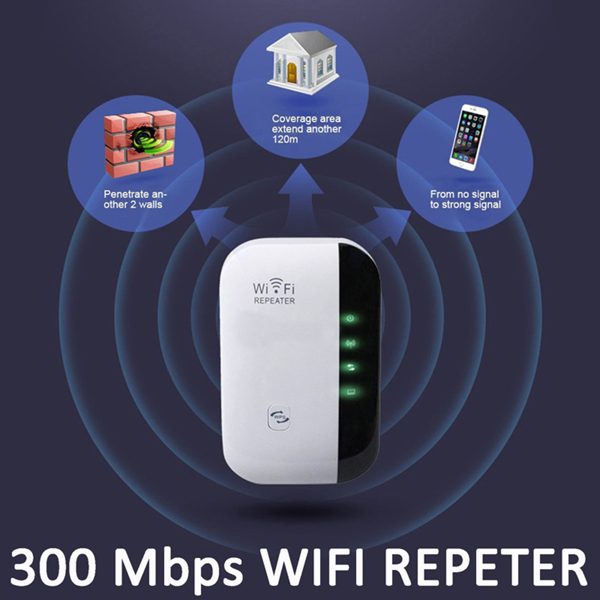 300M WiFi Repeater – White