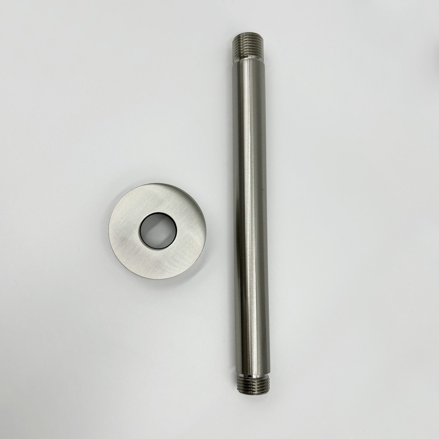 Ceiling Mounted Shower Arm With Flange, Rain Shower Arm Universal Connection, For Fixed Rain Shower Head, 304 Stainless Steel, Bathroom Accessories – view 11