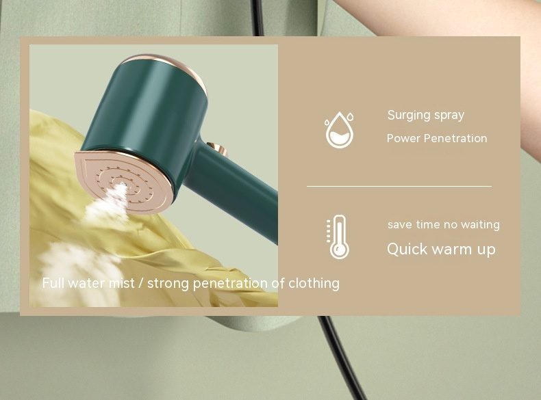 Mini Portable Handheld Garment Steamer Fabric Steam Iron For Clothes Travel Home Appliances Vertical US Plug Ironing Machine – view 21