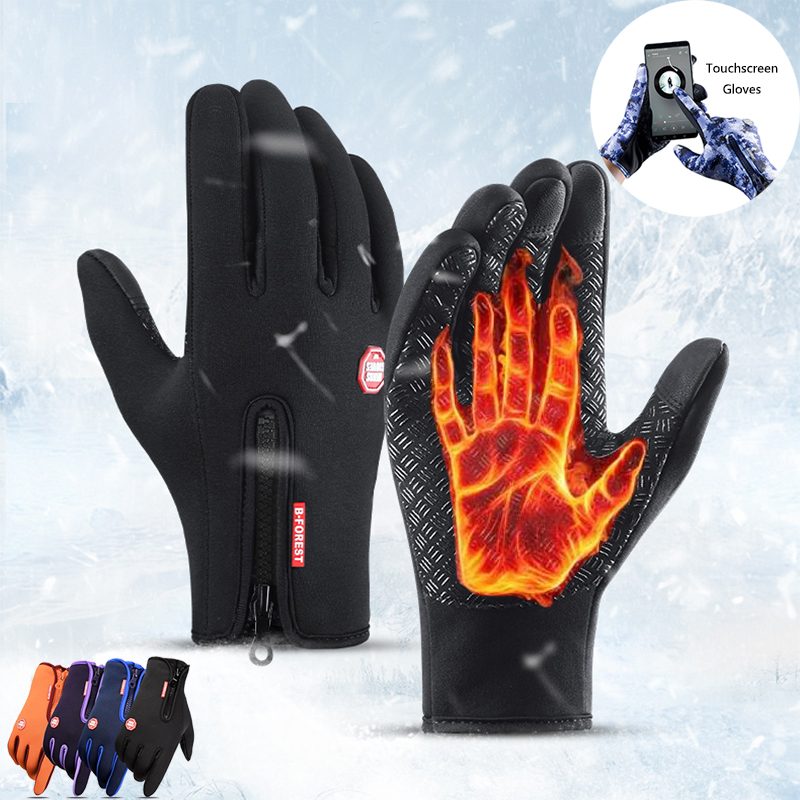 Winter Gloves Touch Screen Riding Motorcycle Sliding Waterproof Sports Gloves With Fleece – view 22