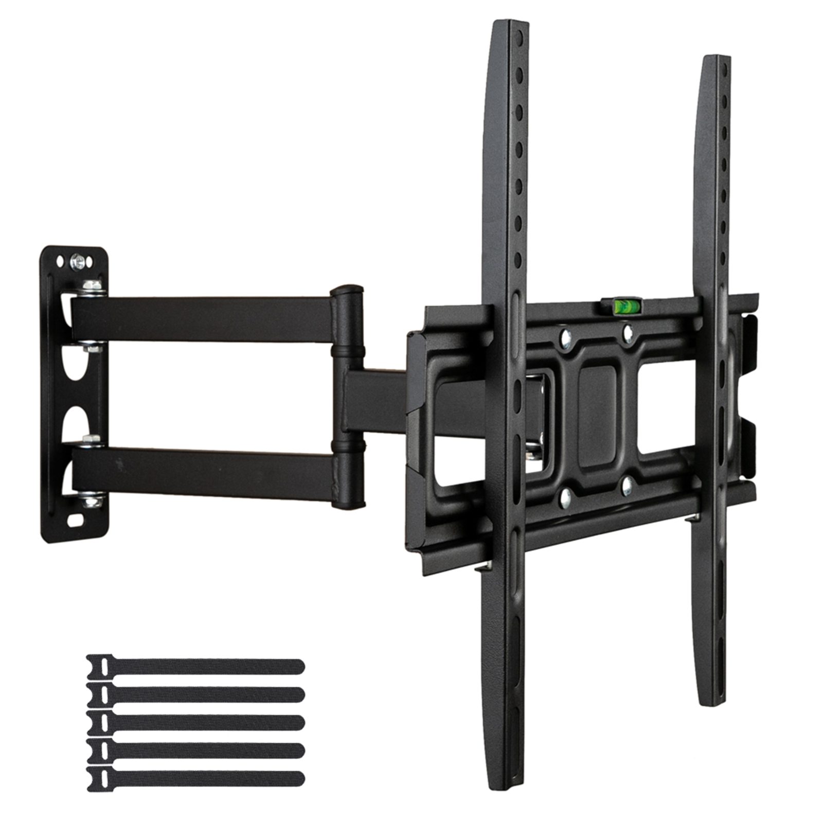 32-65 Inch Single Pendulum Small Base TV Stand TMXD-103 Load Bearing 35KG – Black