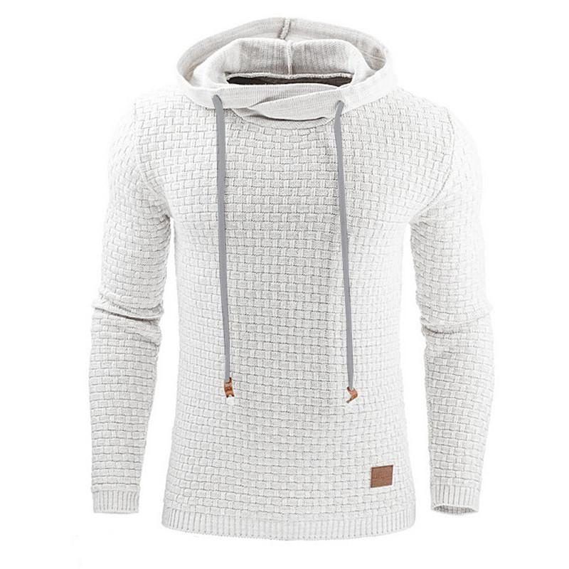 Men's hoodies sweater – White