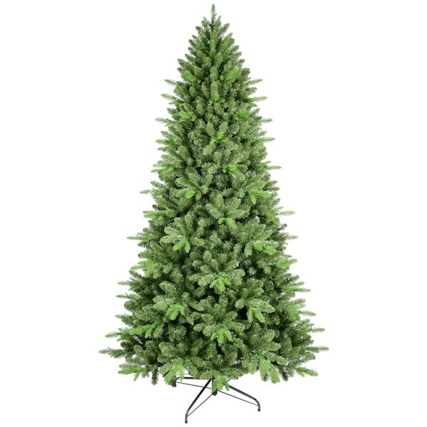 Artificial 6ft Green Christmas Tree With 1168 PE PVC Mixed Branch Tips, Hinged Premium & Foldable Base For Indoor Holiday Decorating – Default title