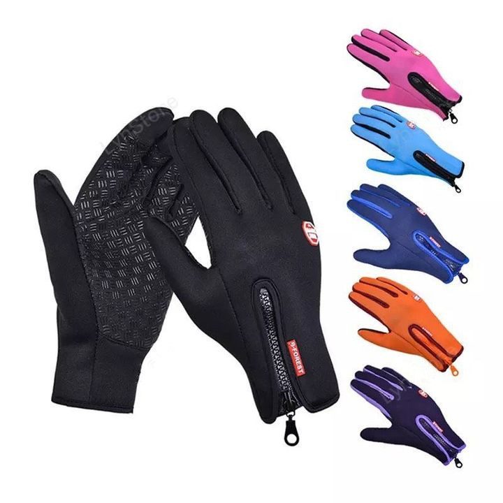 Winter Gloves Touch Screen Riding Motorcycle Sliding Waterproof Sports Gloves With Fleece – view 16