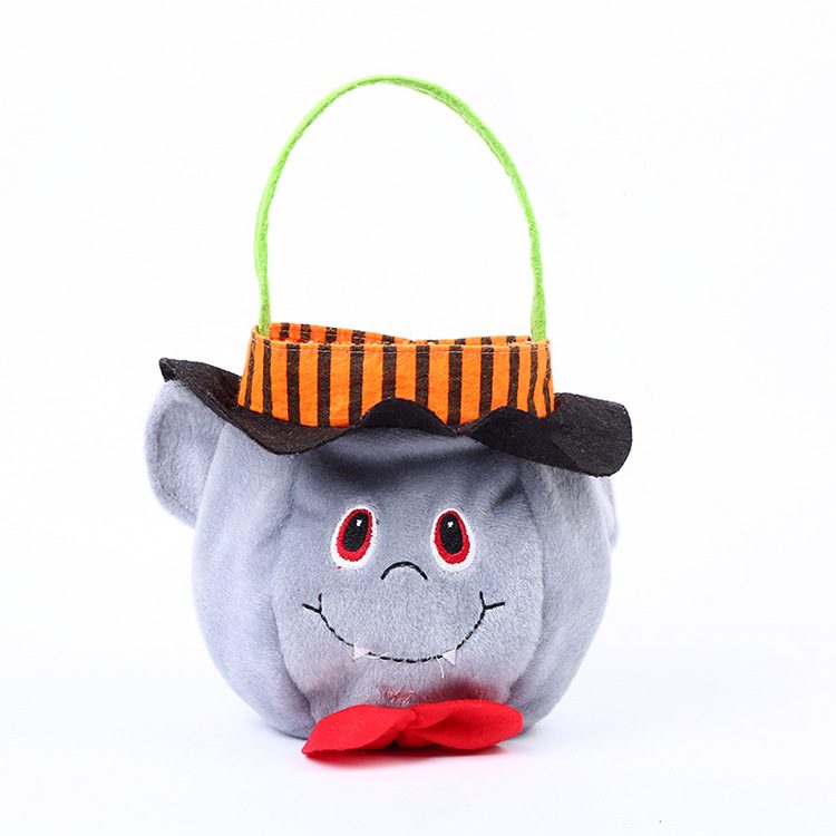 Cute Halloween Candy Bag Halloween Pumpkin Pattern Portable Handbag Cosplay Props Gift Basket Kids Gifts – Vampire