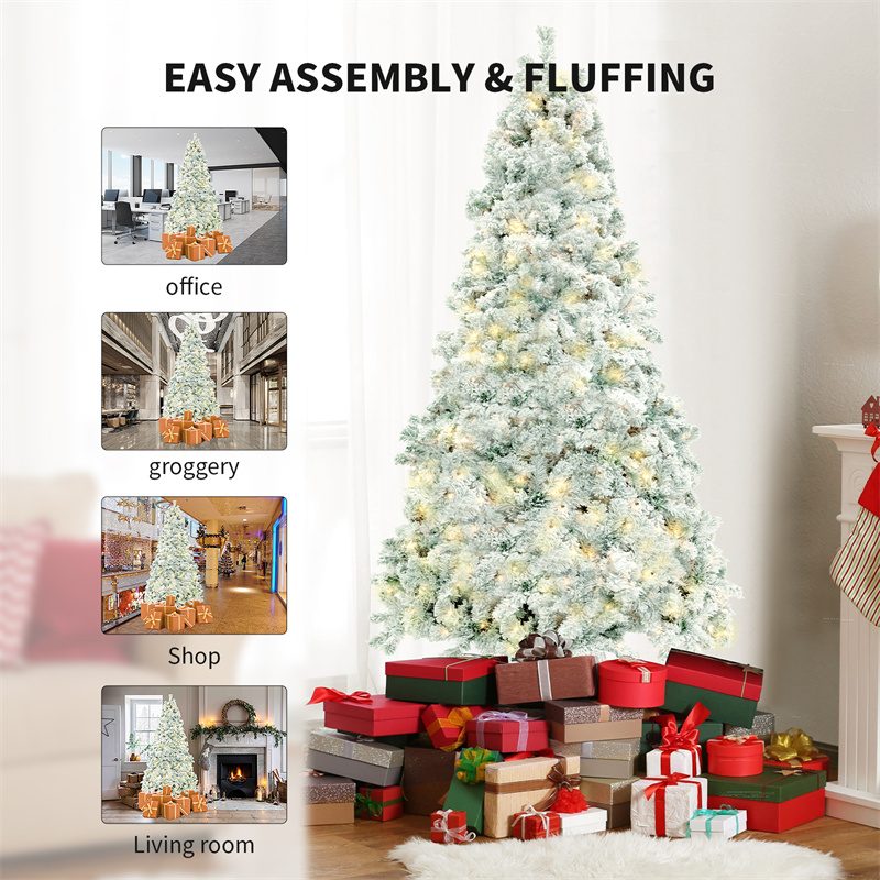 Christmas Tree PVC Artificial Snow Christmas Tree Mall Window Decoration Tree Cedar Christmas Tree Christmas Decoration Supplies – view 8
