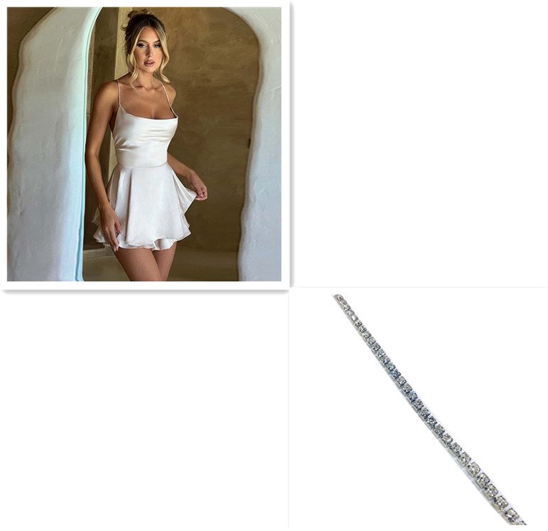 Sexy Suspender Skirt For Women Elegant Slim Strap Satin Backless Lace Up A-Line Short Dress Lady – view 26